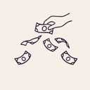 Spraying money